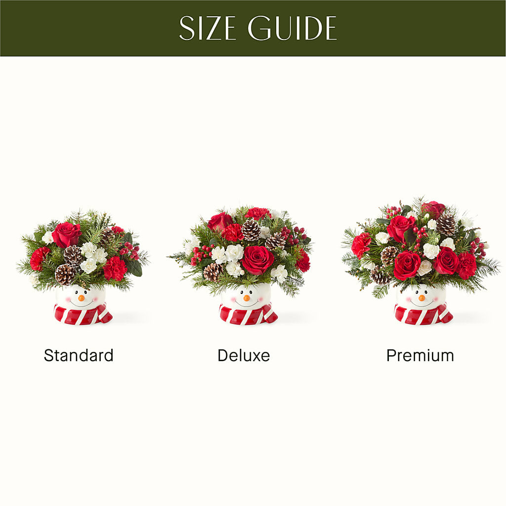 Jolly Snowman Bouquet – Simply Gorgeous Flowers, Harvey LA
