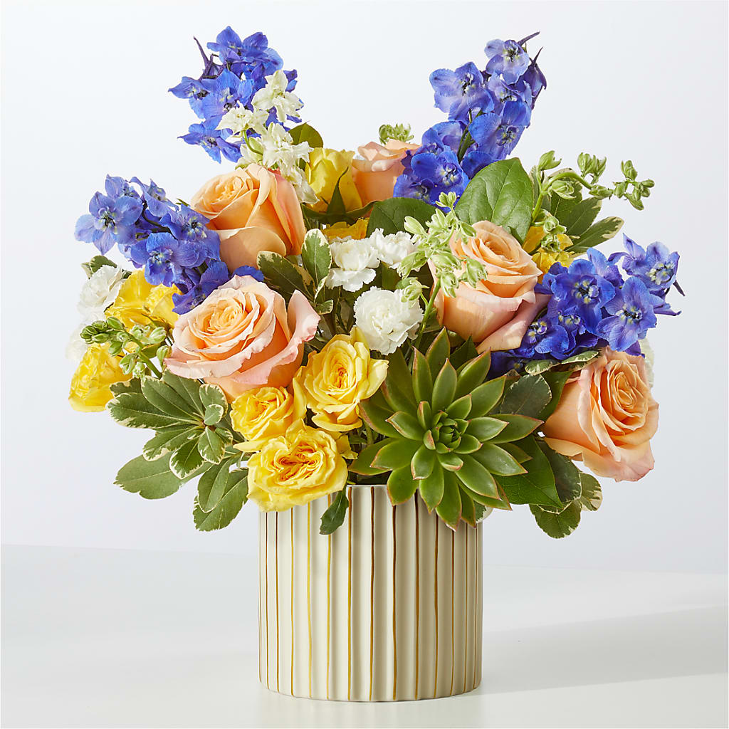 Cobalt Reverie Bouquet – Simply Gorgeous Flowers, Harvey LA
