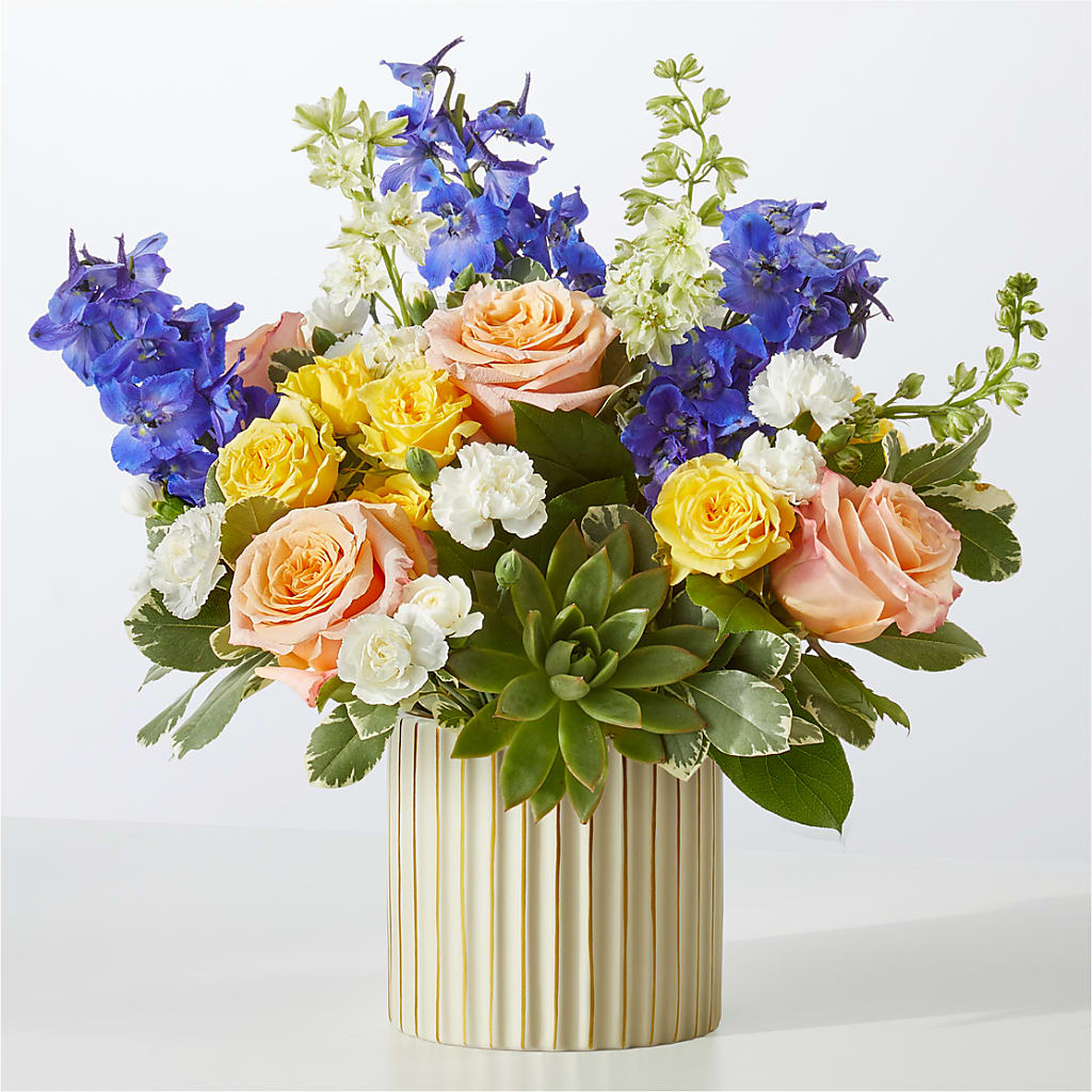 Cobalt Reverie Bouquet – Simply Gorgeous Flowers, Harvey LA