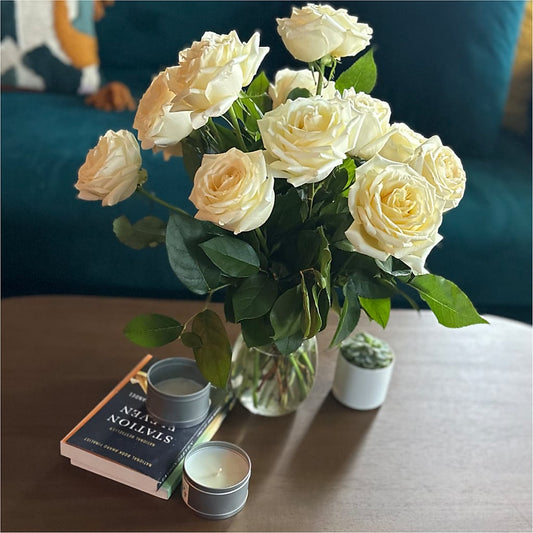 Long Stem Yellow Rose Bouquet – Simply Gorgeous Flowers, Harvey LA