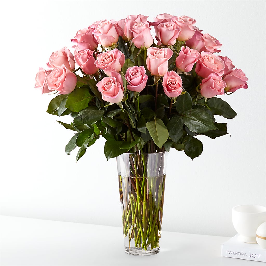 Long Stem Pink Rose Bouquet – Simply Gorgeous Flowers, Harvey LA