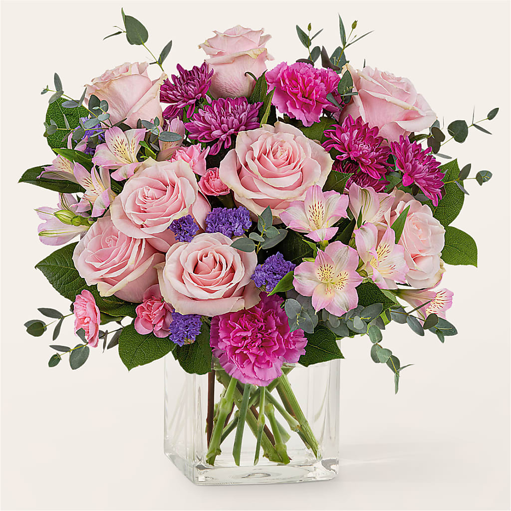 Rosy Radiance Bouquet – Simply Gorgeous Flowers, Harvey LA