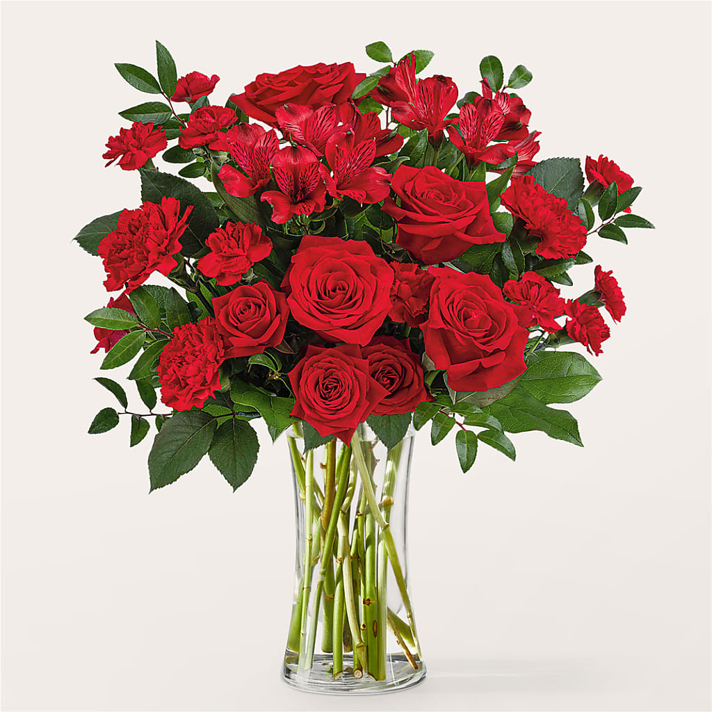 Brilliant Ruby Bouquet – Simply Gorgeous Flowers, Harvey LA
