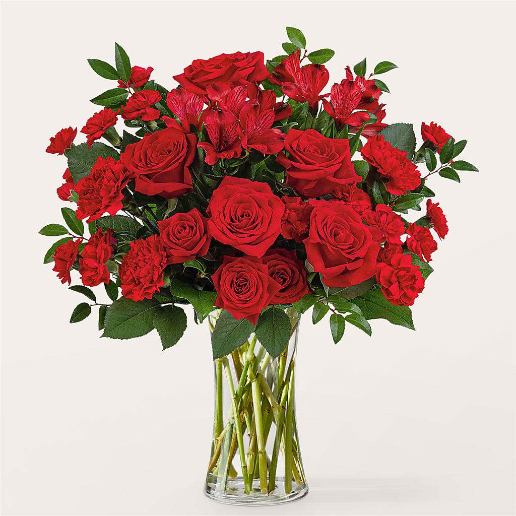Brilliant Ruby Bouquet – Simply Gorgeous Flowers, Harvey LA