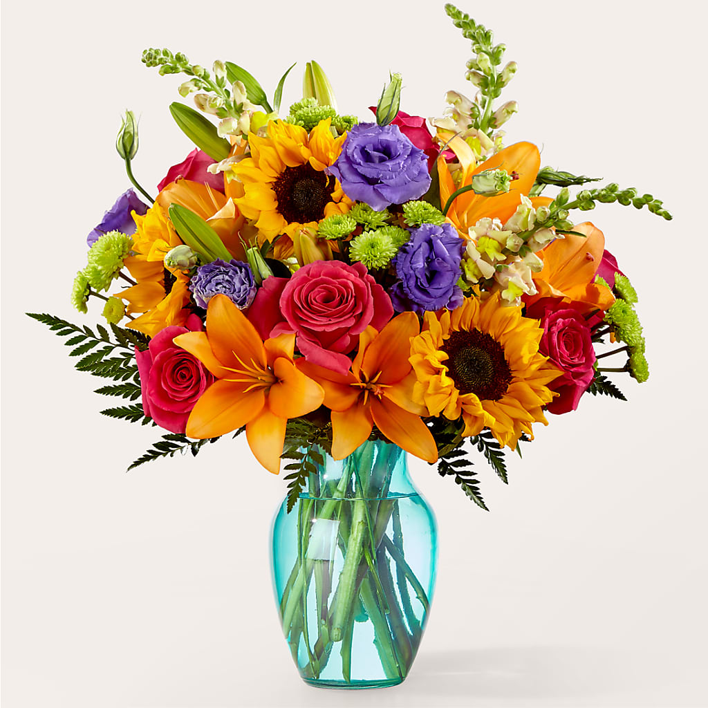 Double Rainbow Bouquet – Simply Gorgeous Flowers, Harvey LA