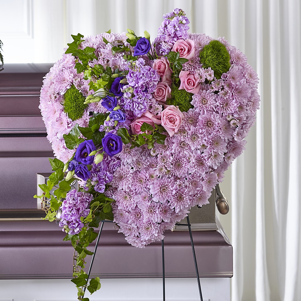 Treasured Love Standing Heart – Simply Gorgeous Flowers, Harvey LA