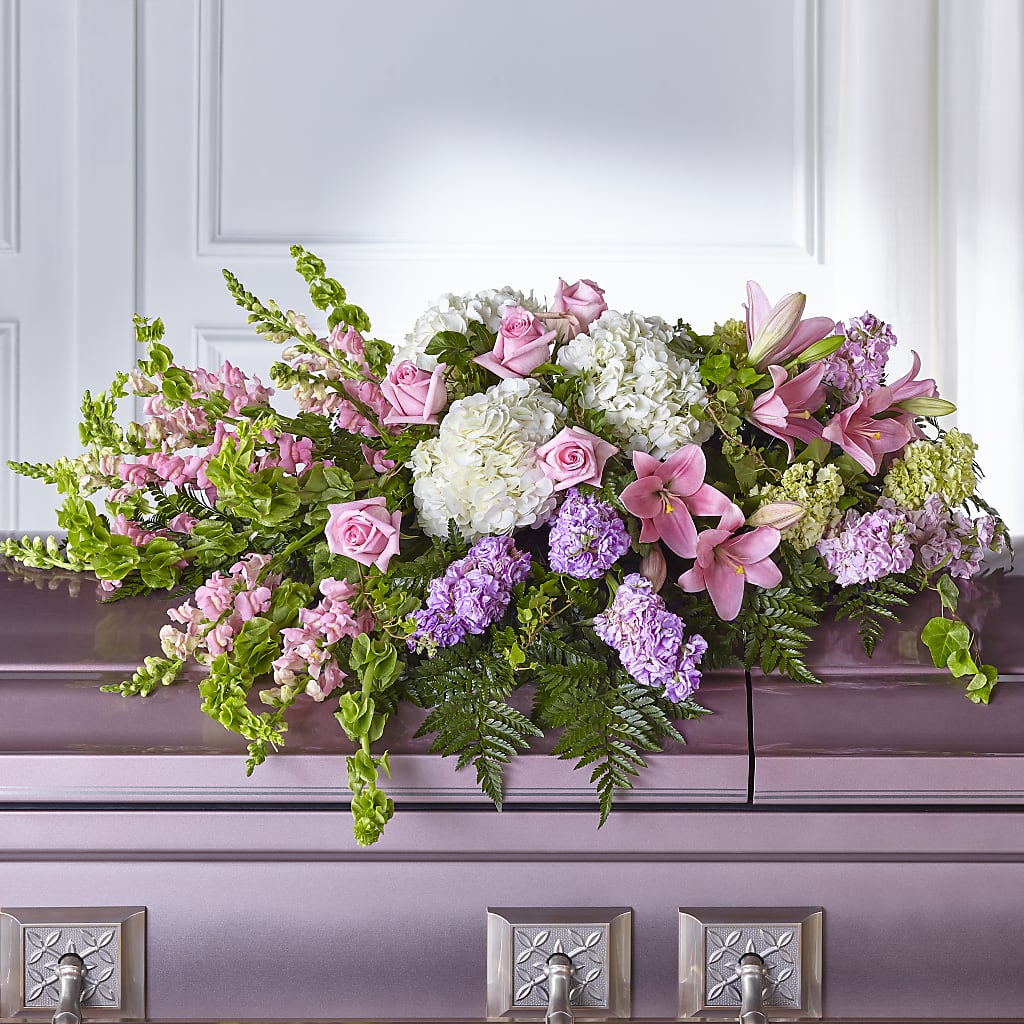 Life's Gratitude Casket Spray – Simply Gorgeous Flowers, Harvey LA
