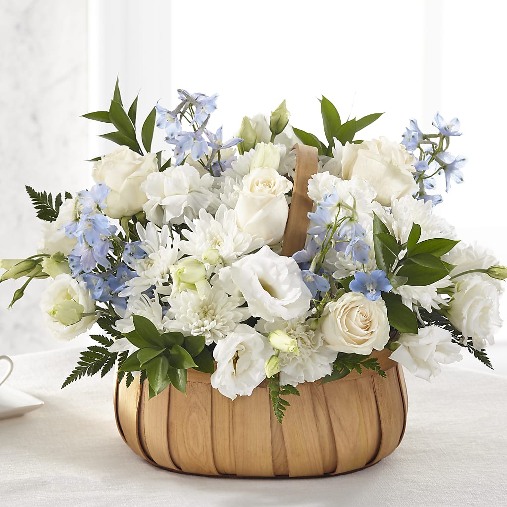 Sincerely Heartfelt Basket – Simply Gorgeous Flowers, Harvey LA