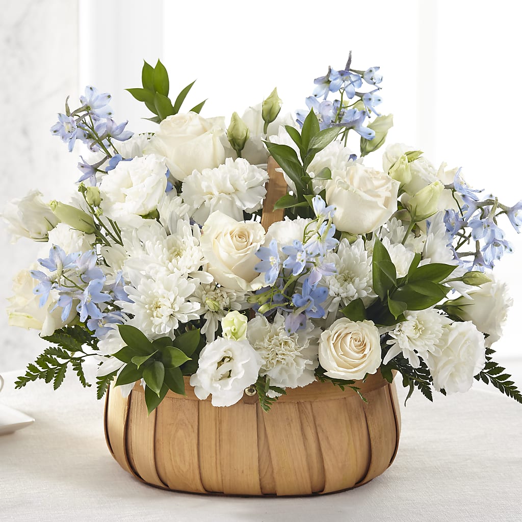 Sincerely Heartfelt Basket – Simply Gorgeous Flowers, Harvey LA
