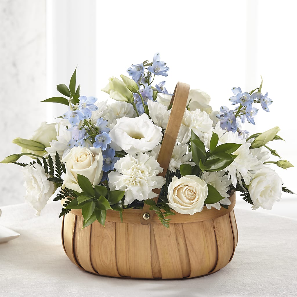 Sincerely Heartfelt Basket – Simply Gorgeous Flowers, Harvey LA