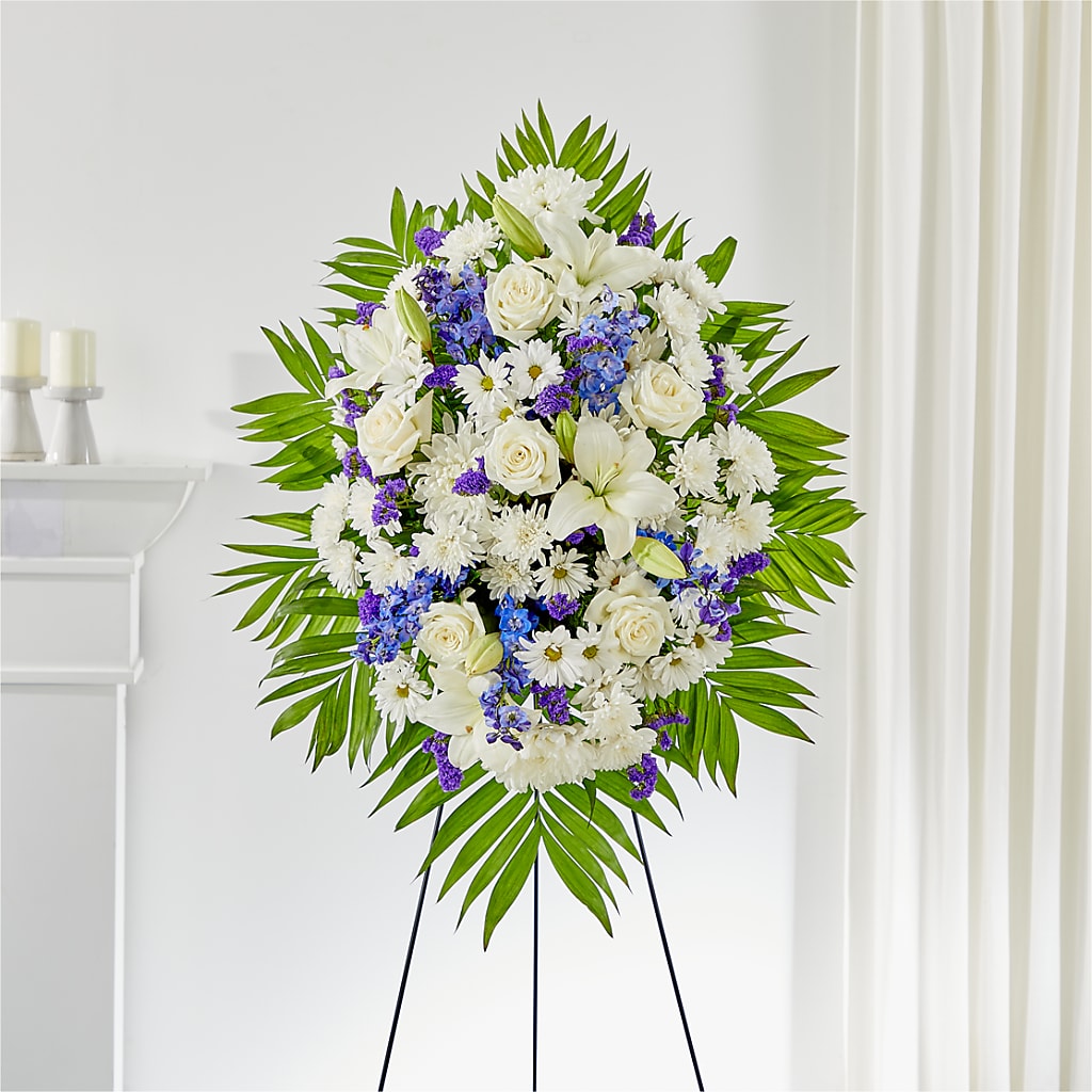 At Rest Standing Spray – Simply Gorgeous Flowers, Harvey LA