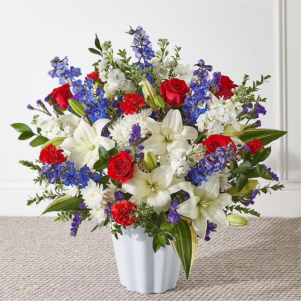 Consoled Floor Basket – Simply Gorgeous Flowers, Harvey LA