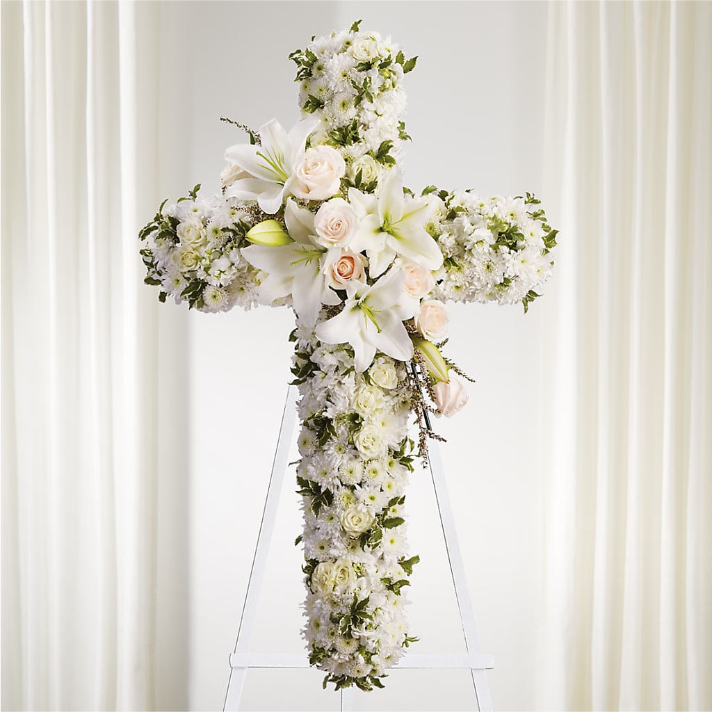 Spiritual Guidance Standing Spray – Simply Gorgeous Flowers, Harvey LA