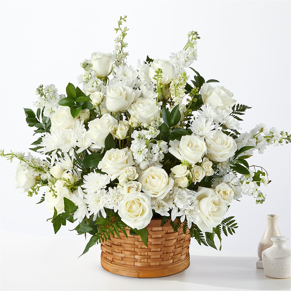 Heartfelt Condolences Arrangement – Simply Gorgeous Flowers, Harvey LA