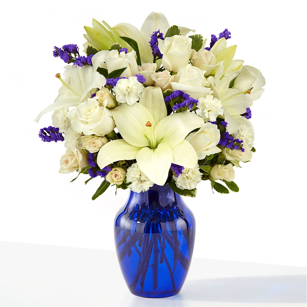 Sapphire Rush Bouquet – Simply Gorgeous Flowers, Harvey LA