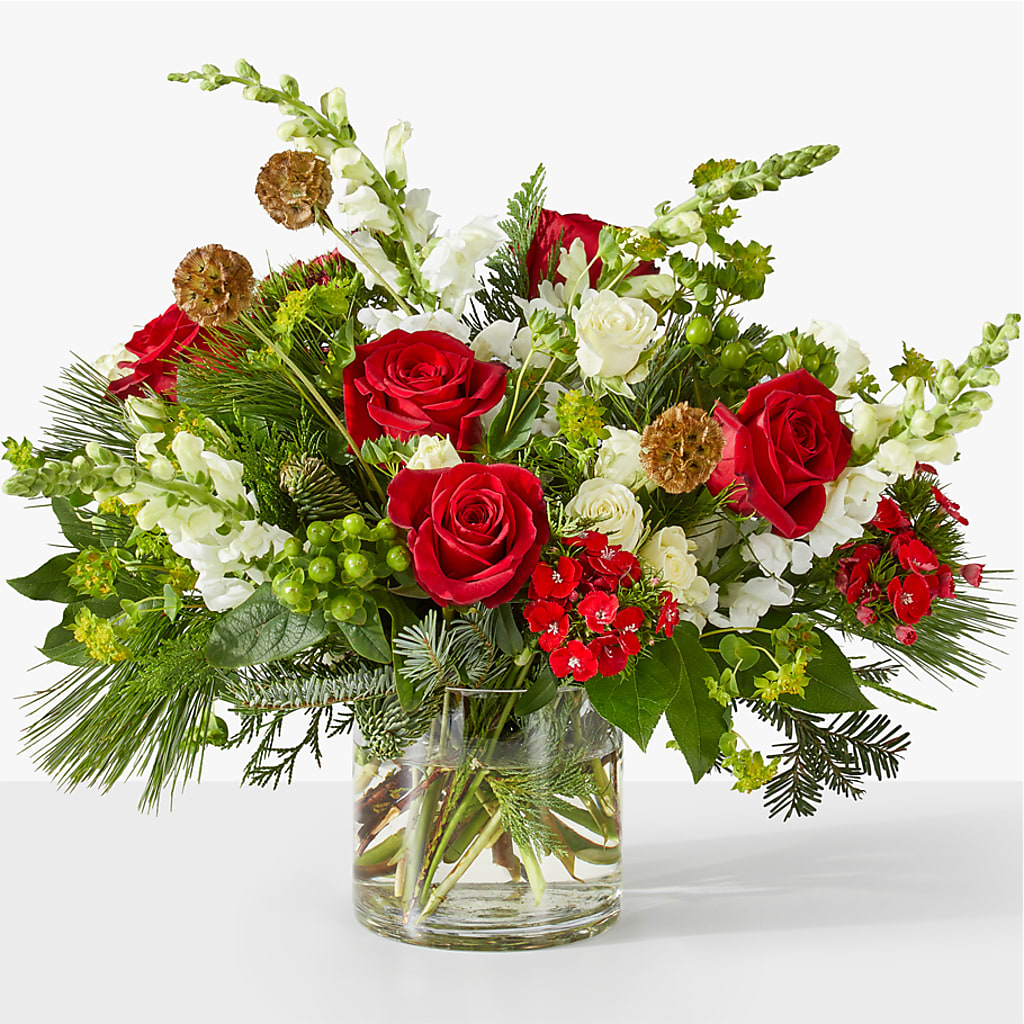Deck the Halls Bouquet – Simply Gorgeous Flowers, Harvey LA