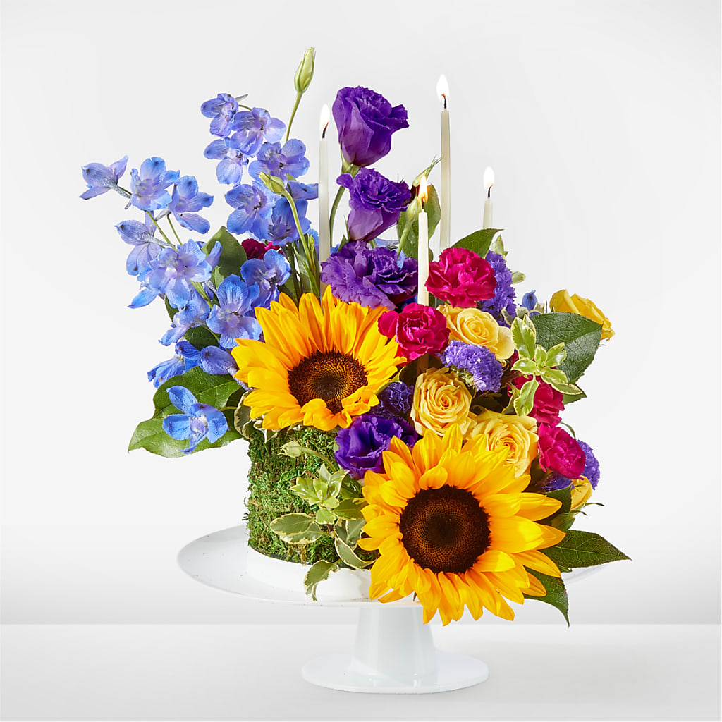 Star of the Day Floral Cake – Simply Gorgeous Flowers, Harvey LA
