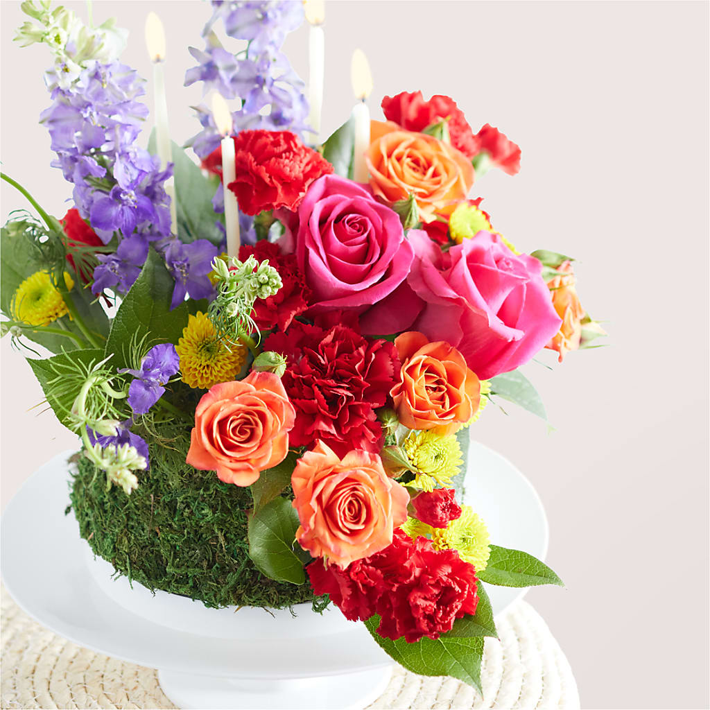 Best Year Yet Floral Cake – Simply Gorgeous Flowers, Harvey LA
