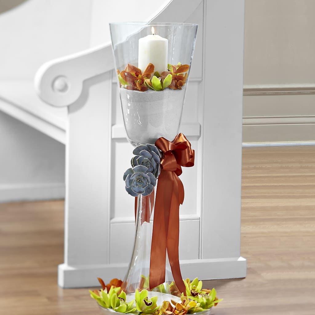 Matrimony Pew Decor – Simply Gorgeous Flowers, Harvey LA
