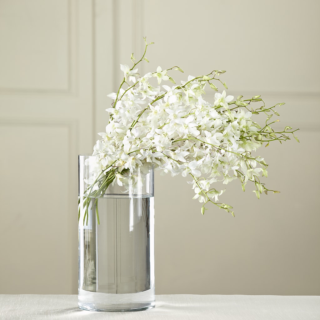 White Dendrobium Bouquet – Simply Gorgeous Flowers, Harvey LA