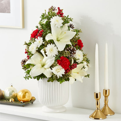 Festive Moments Tree –  Simply Gorgeous Flowers, Harvey LA