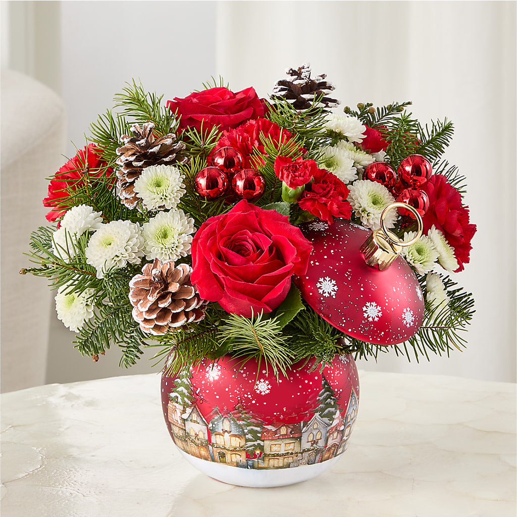 Christmas Carols Ornament –  Simply Gorgeous Flowers, Harvey LA