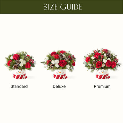 Jolly Snowman Bouquet –  Simply Gorgeous Flowers, Harvey LA
