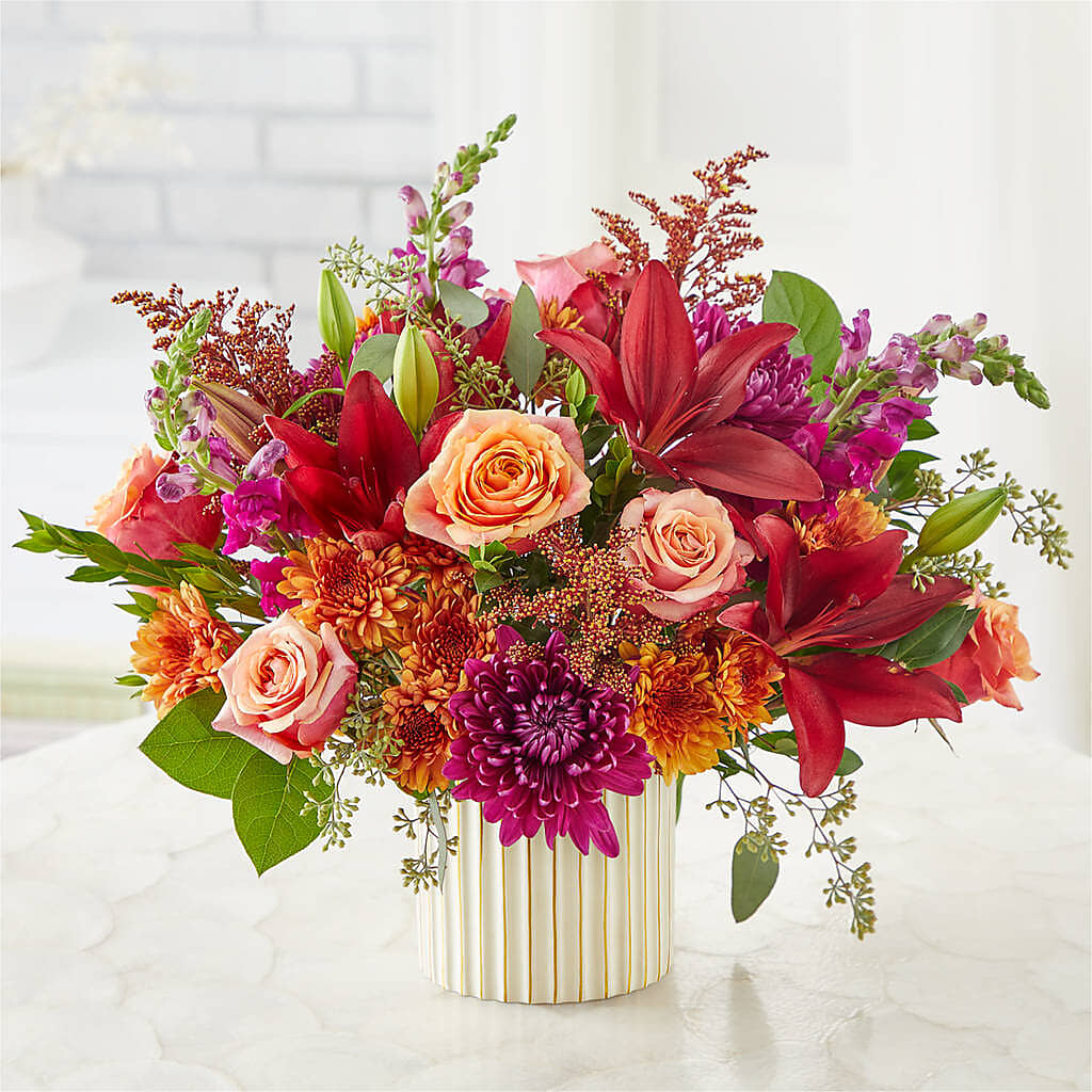 Burgundy Landscape Bouquet –  Simply Gorgeous Flowers, Harvey LA