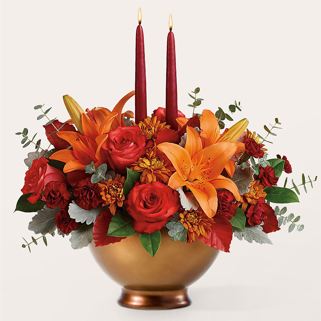 Fruits of Fall Centerpiece –  Simply Gorgeous Flowers, Harvey LA