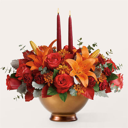Fruits of Fall Centerpiece –  Simply Gorgeous Flowers, Harvey LA