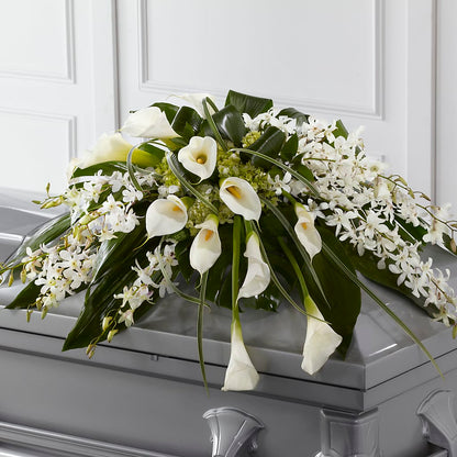 Angel Wings Casket Spray –  Simply Gorgeous Flowers, Harvey LA