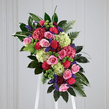 Refreshing Mix Standing Spray –  Simply Gorgeous Flowers, Harvey LA