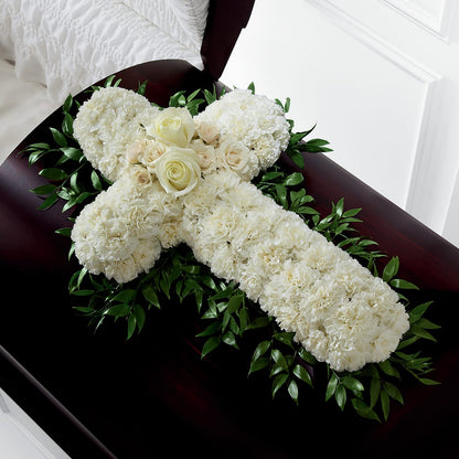 Peaceful Memories Casket Spray (Standard) –  Simply Gorgeous Flowers, Harvey LA