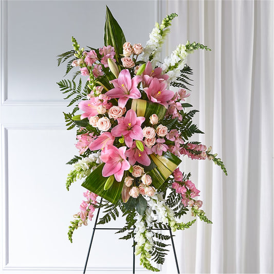 Elegant Embrace Standing Spray –  Simply Gorgeous Flowers, Harvey LA