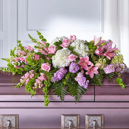 Life's Gratitude Casket Spray –  Simply Gorgeous Flowers, Harvey LA