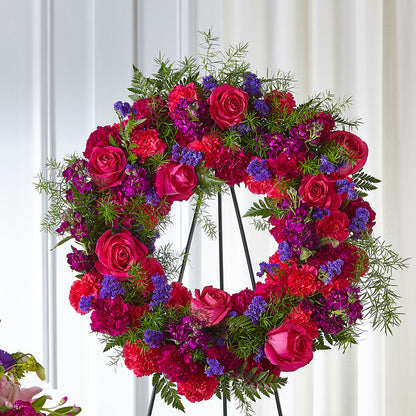 Calming Colors Wreath –  Simply Gorgeous Flowers, Harvey LA