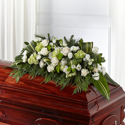Hopeful Gesture Casket Spray –  Simply Gorgeous Flowers, Harvey LA