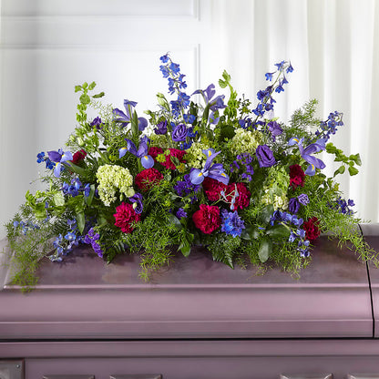 Always Treasured Casket Spray –  Simply Gorgeous Flowers, Harvey LA
