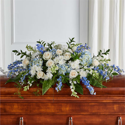 Timeless Essence Casket Spray –  Simply Gorgeous Flowers, Harvey LA