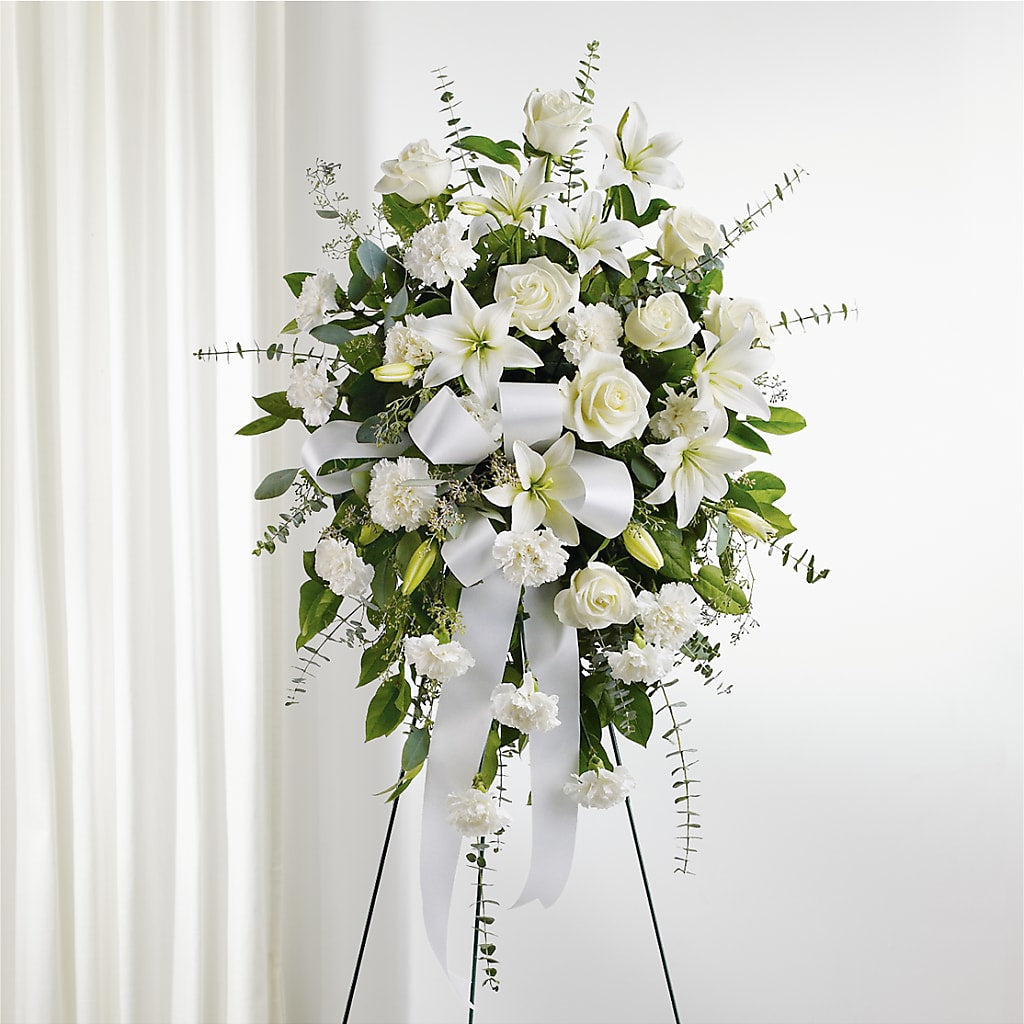With Care Standing Spray –  Simply Gorgeous Flowers, Harvey LA