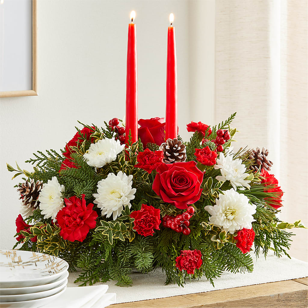 Holiday Soiree Centerpiece –  Simply Gorgeous Flowers, Harvey LA