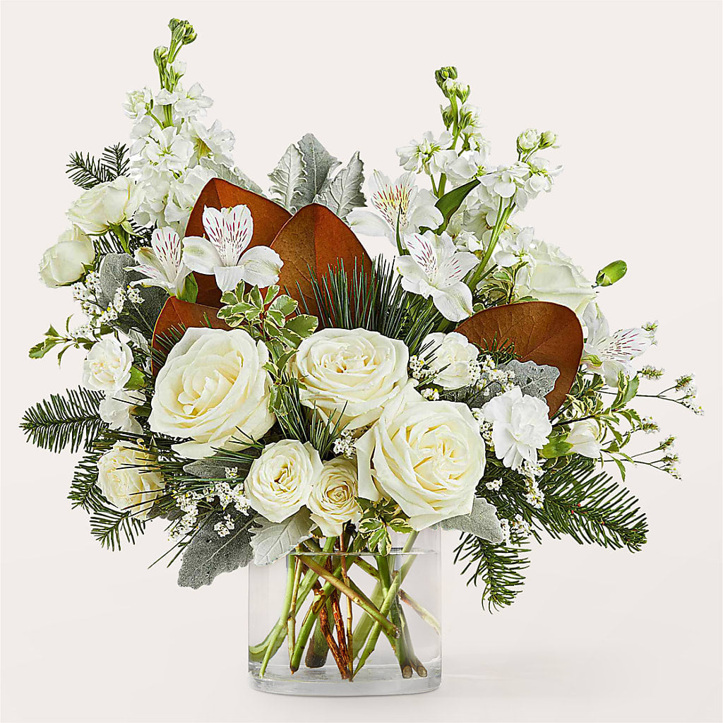 Fresh Snowfall Bouquet –  Simply Gorgeous Flowers, Harvey LA