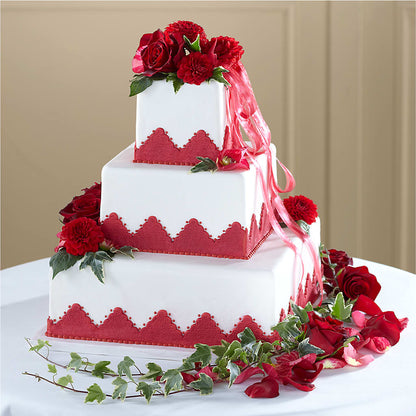 Forever Happiness Cake Decor –  Simply Gorgeous Flowers, Harvey LA