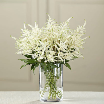White Astilbe Bouquet –  Simply Gorgeous Flowers, Harvey LA